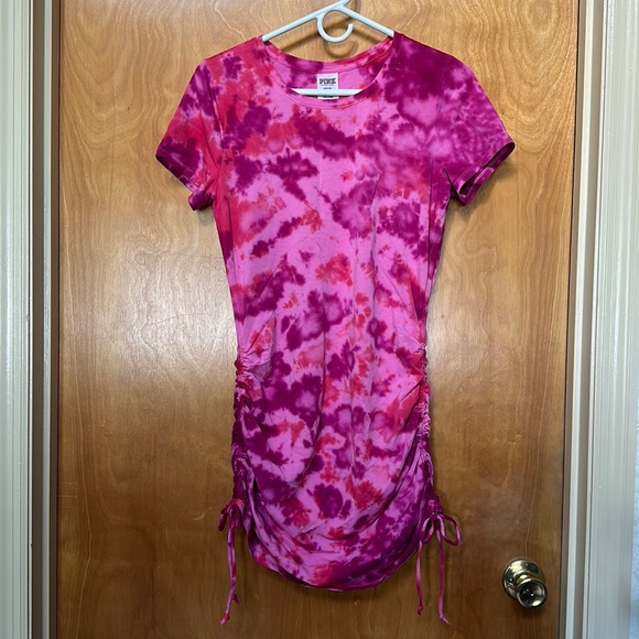 💖 Victoria’s Secret PINK Short Sleeve Shirt 95 % cotton - Picture 1 of 6